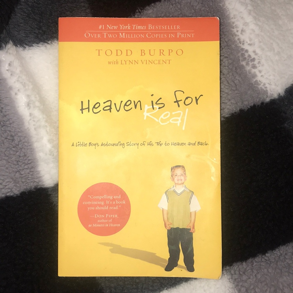 Christian book- Heaven is for Real
